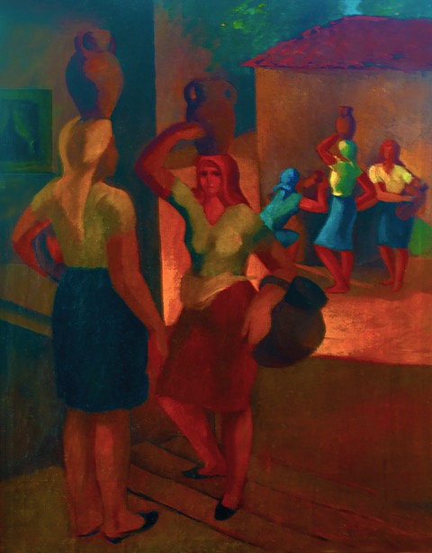 Lavanderas – Oil on canvas cm 75×59 -1930